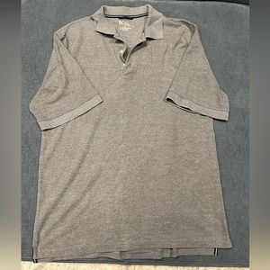 Men's gray polo shirt